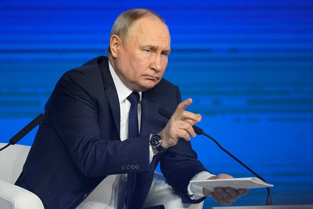 Vladimir Putin, presidente ruso. //EFE.