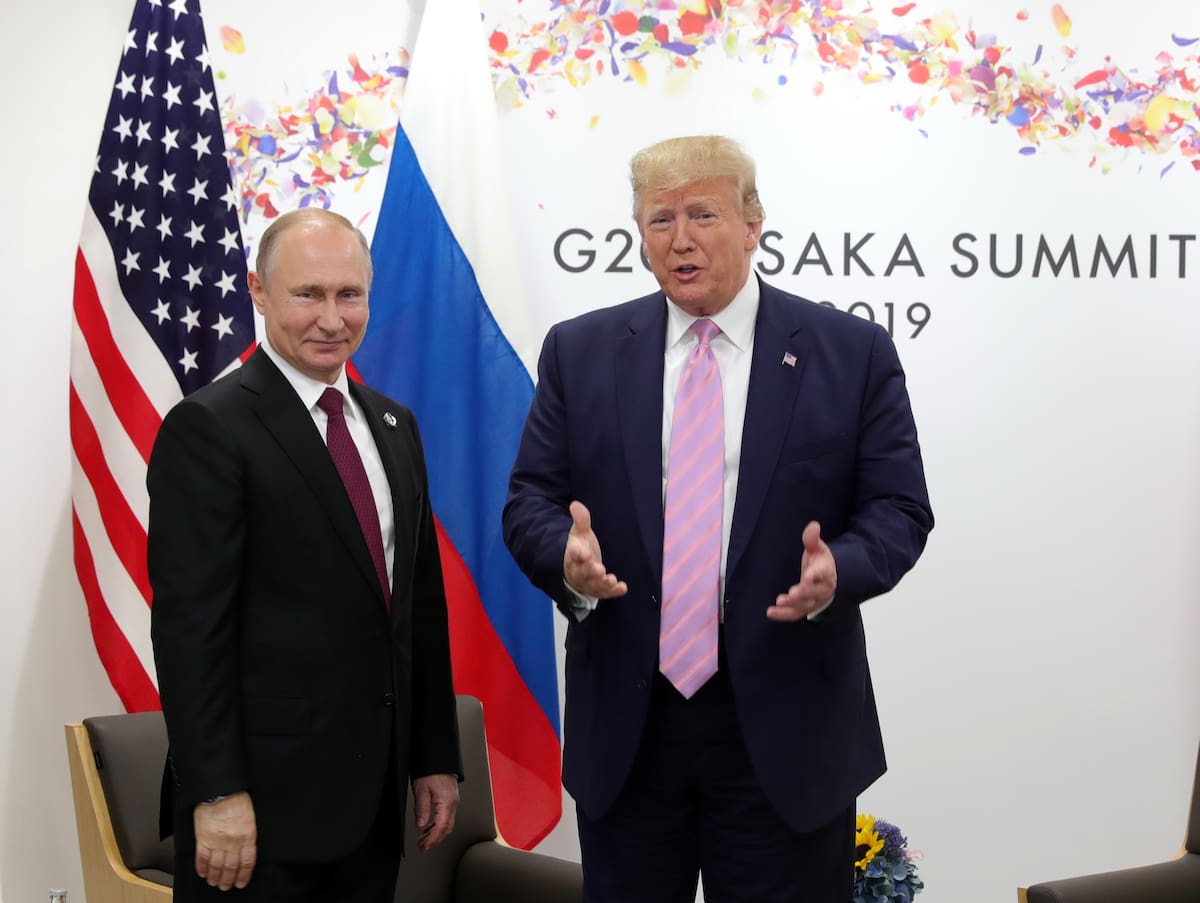 Vladímir Putin y Donald Trump en una reunión en 2019. //Archivo EFE