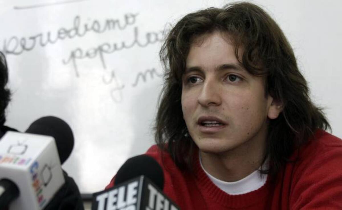 Jairo Rivera, vocero de la Mesa Amplia Nacional Estudiantil (MANE). COLPRENSA