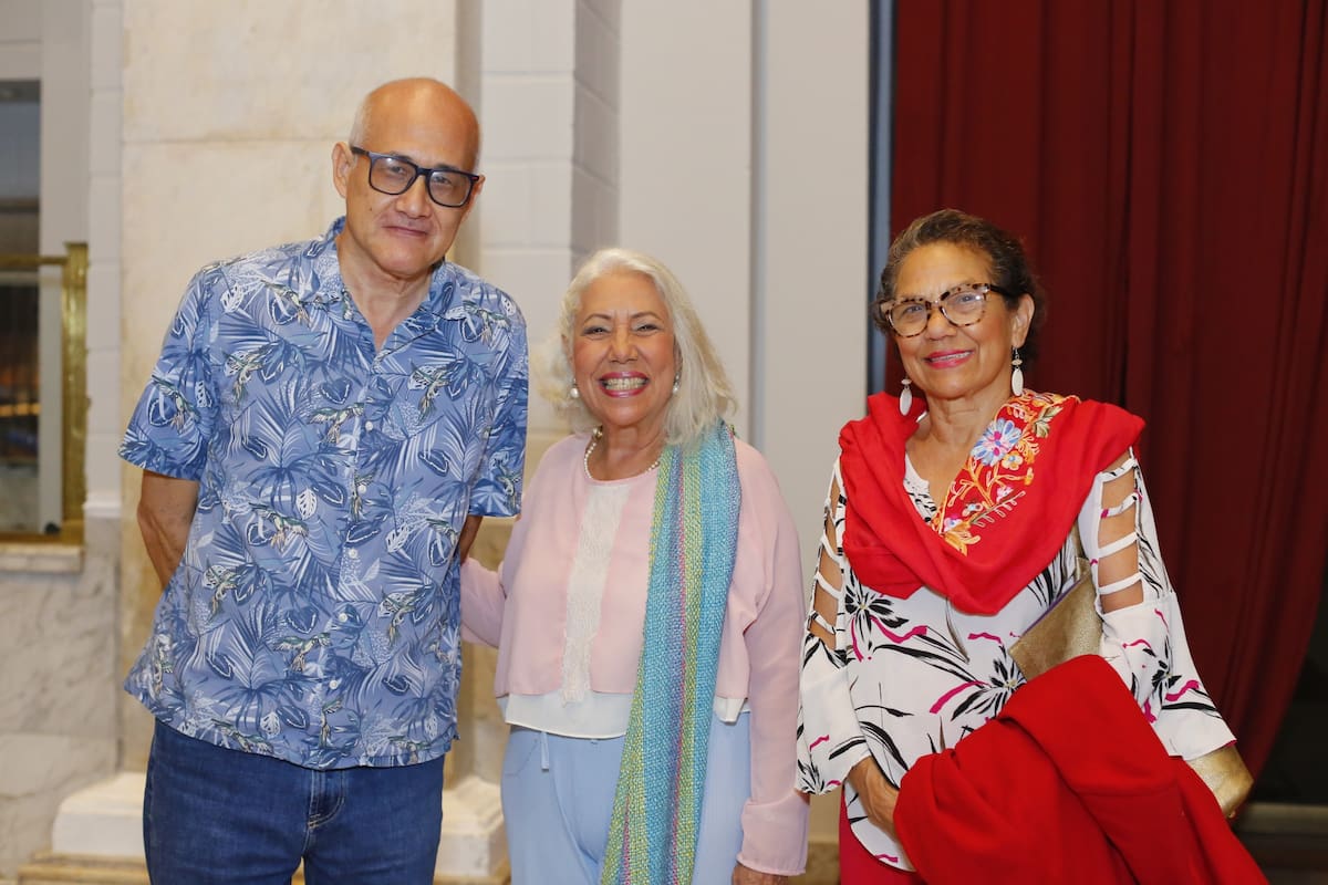Manuel Lozano, Manuela Berrocal y Analida Berrocal.