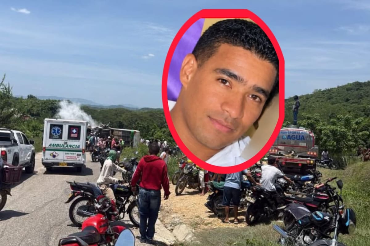 Él era Edwin Oliveros, el conductor del bus escolar volcado: era pensionado de la Armada