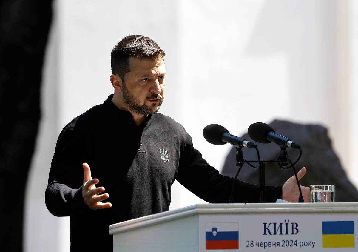 Volodímir Zelenski, presidente de Ucrania. //EFE