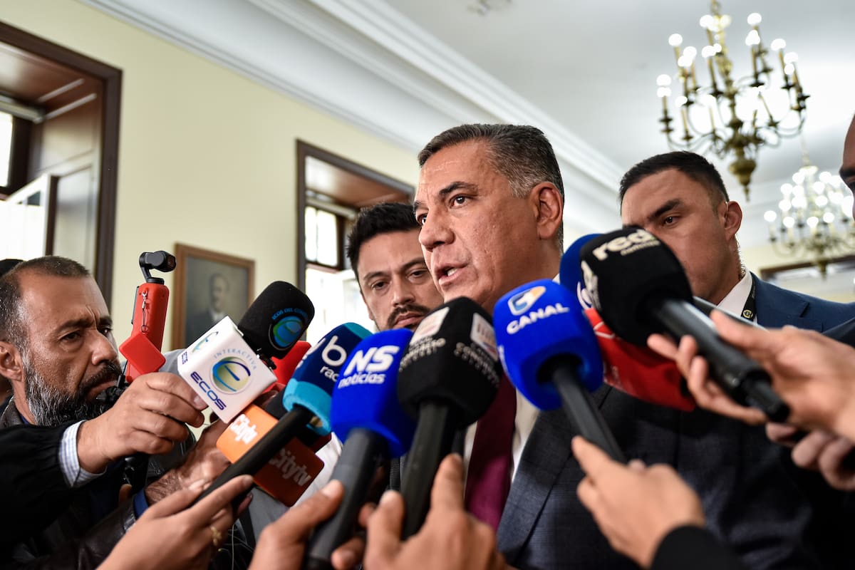 Bogotá. Septiembre 23 de 2026. En el Senado de la República se realizó la votación de la moción de censura contra el ministro de Defensa, Jorge Eduardo Mora López. (Colprensa - Cristian Bayona).