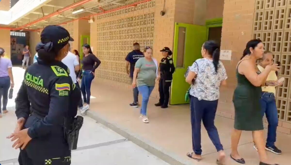 Como una jornada tranquila califico la Policía Metropolitana la jornada electoral en Barranquilla.//Cortesía Policía Mebar.