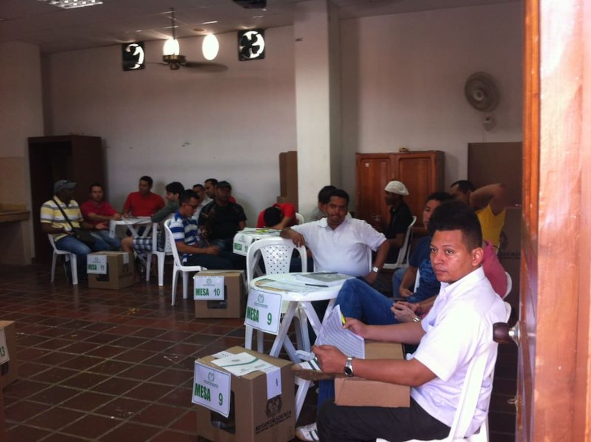 Se reporta abstinencia en los puestos electorales de Cartagena. EL UNIVERSAL