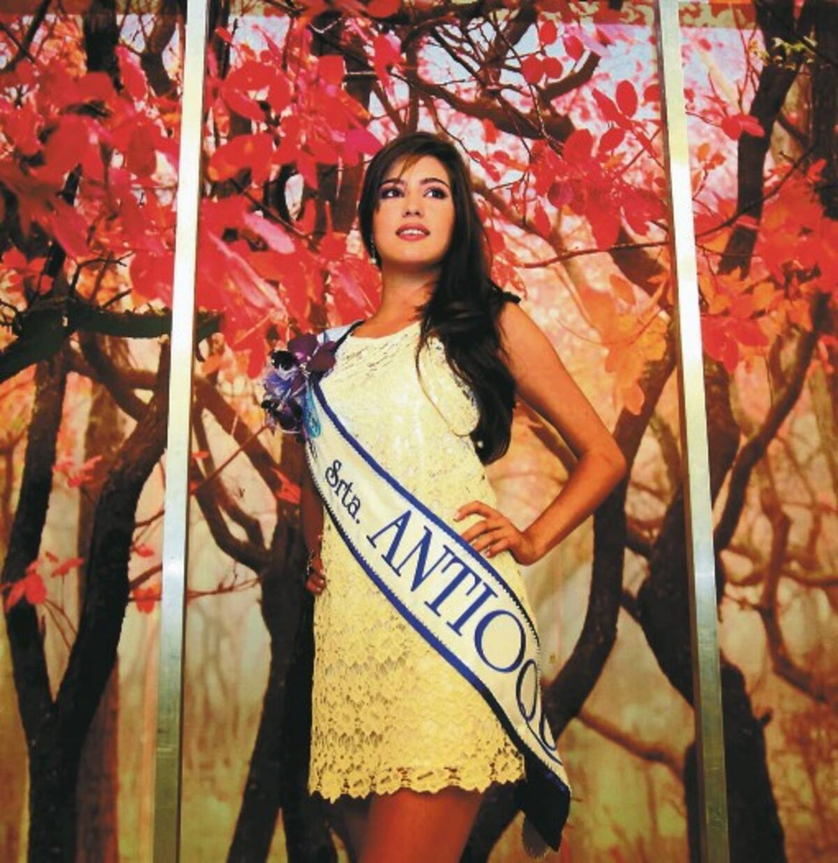 Olivia Aristizábal Echeverri, de 21 años, representará a Antioquia en el Concurso Nacional de Belleza 2011 que se realizará en noviembre. (Colprensa El Colombiano)