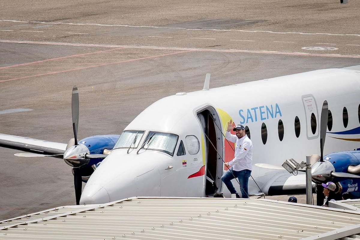 Vuelo inaugural Cartagena - Mompox. // Foto: Cortesía