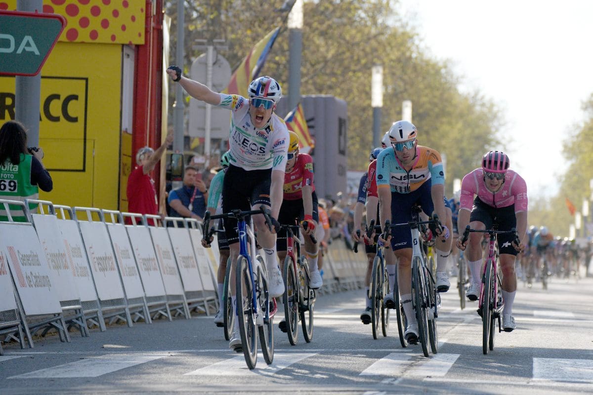Godon se impone al sprint en la etapa 3 y defiende el liderato en Cataluña