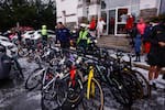 Video: el brutal granizo que obligó a cancelar la etapa 3 de la Vuelta a España
