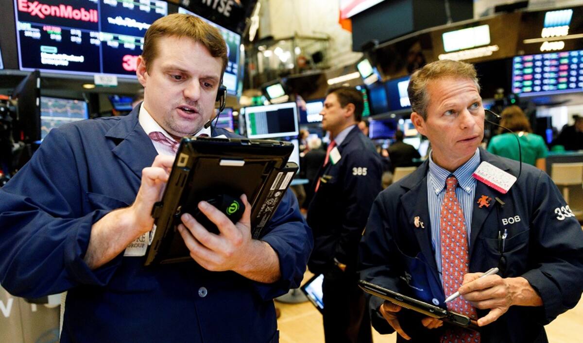 Corredores de bolsa. //EFE