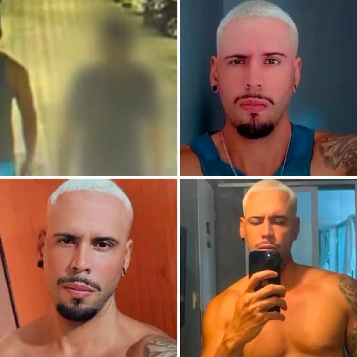 Washington Rodrigo, hombre asesinado en Brasil. // Foto de canal TV Cabo t