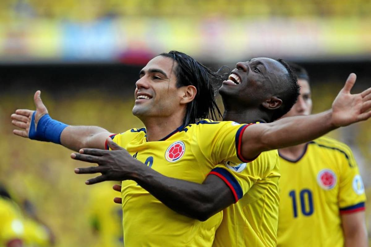 La Selección Colombia clasificó al Mundial de Brasil 2014 con 30 puntos. Y al de Rusia 2018 con 27 unidades. //EFE
