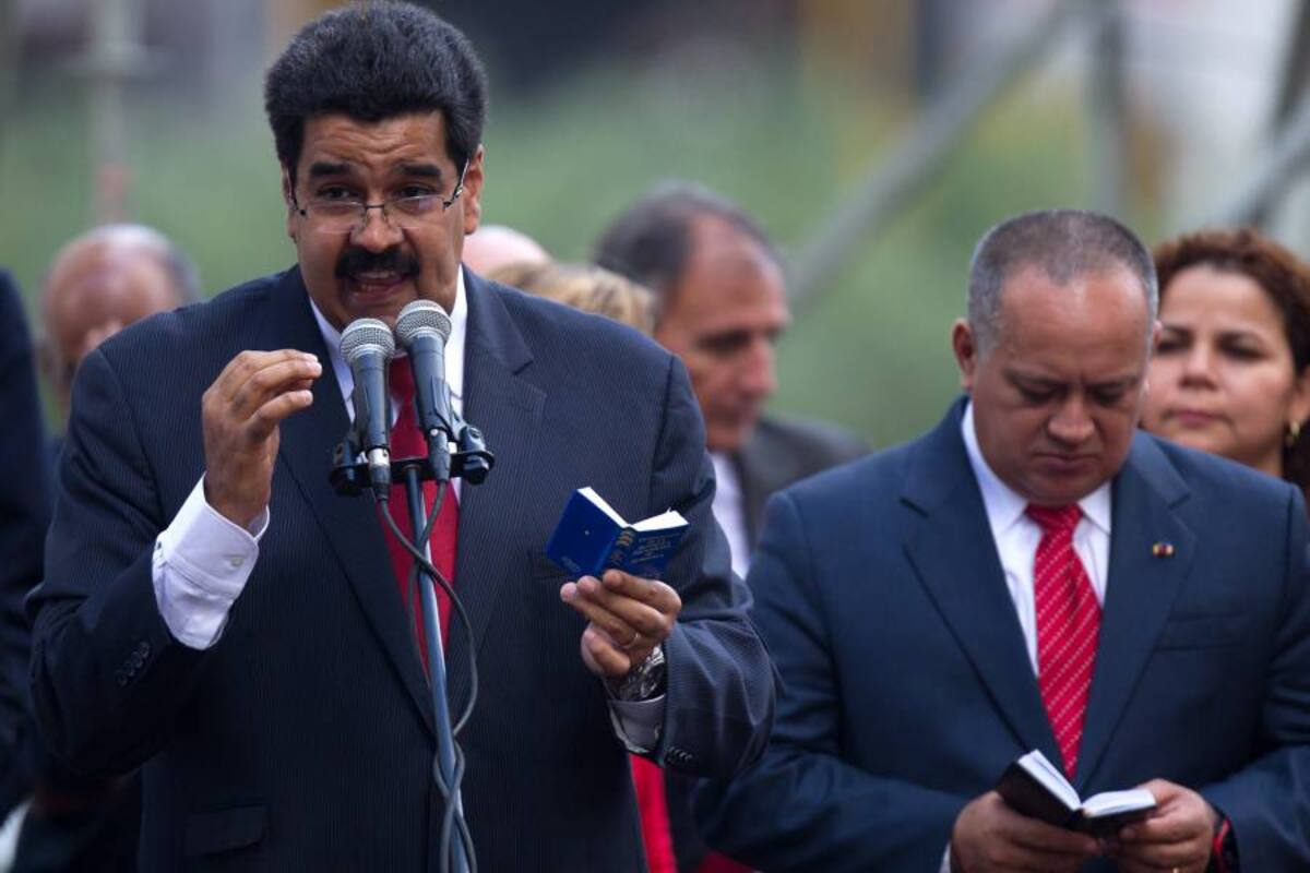 Nicolás Maduro y Diosdado Cabello (Foto: Archivo/VANGUARDIA LIBERAL)