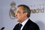 Video: Florentino Pérez enfadado con periodista en rueda de prensa