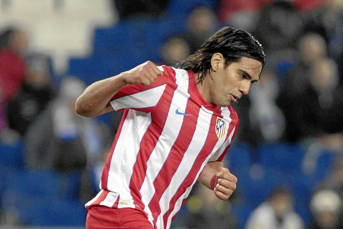 Radamel Falcao vivió sus mejores años en Atlético Madrid. //EFE: Alberto Estévez