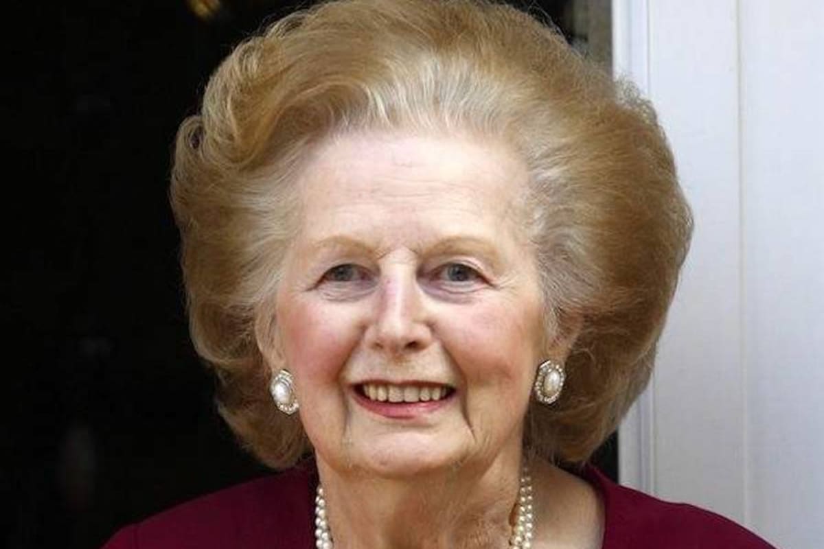 Margaret Thatcher. //Archivo