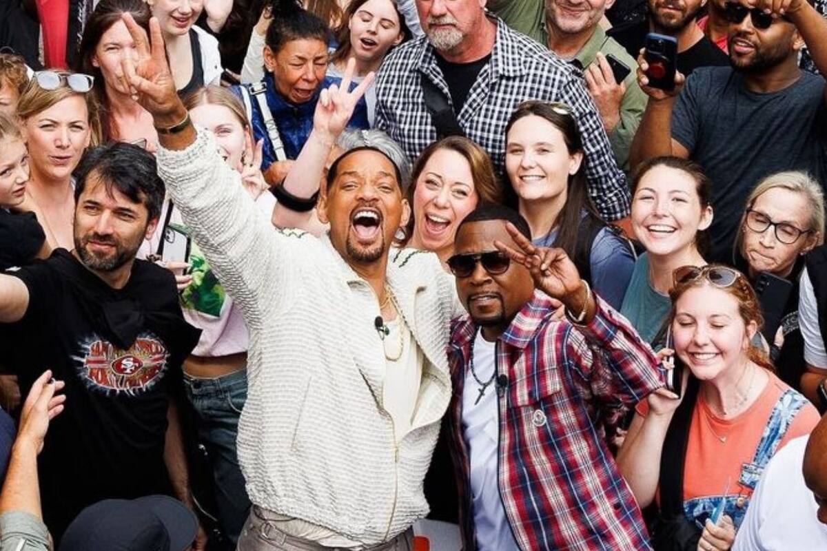 Video: Will Smith y Martin Lawrence jugaron fútbol con Lionel Messi