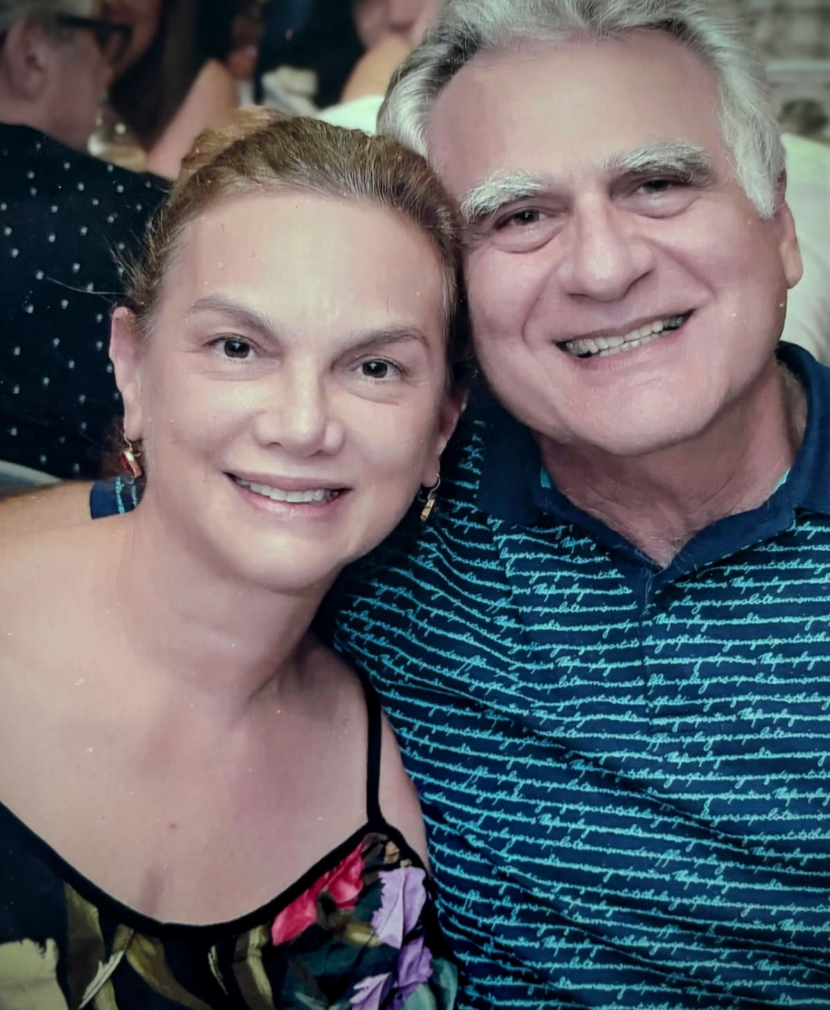 Diana Pareja y su esposo William Farah Saker (Q.E.P.D.).