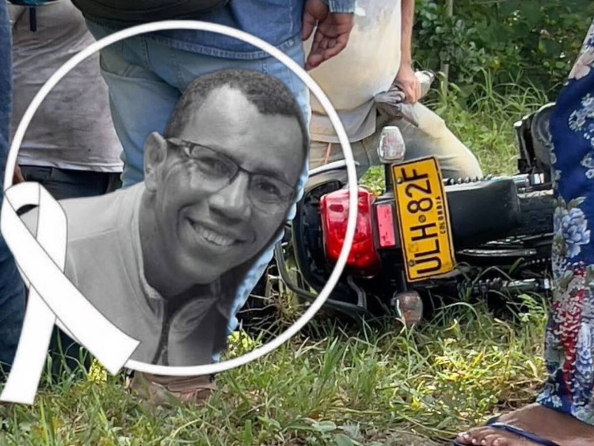 William Martínez, médico cartagenero muerto en accidente en Bayunca.