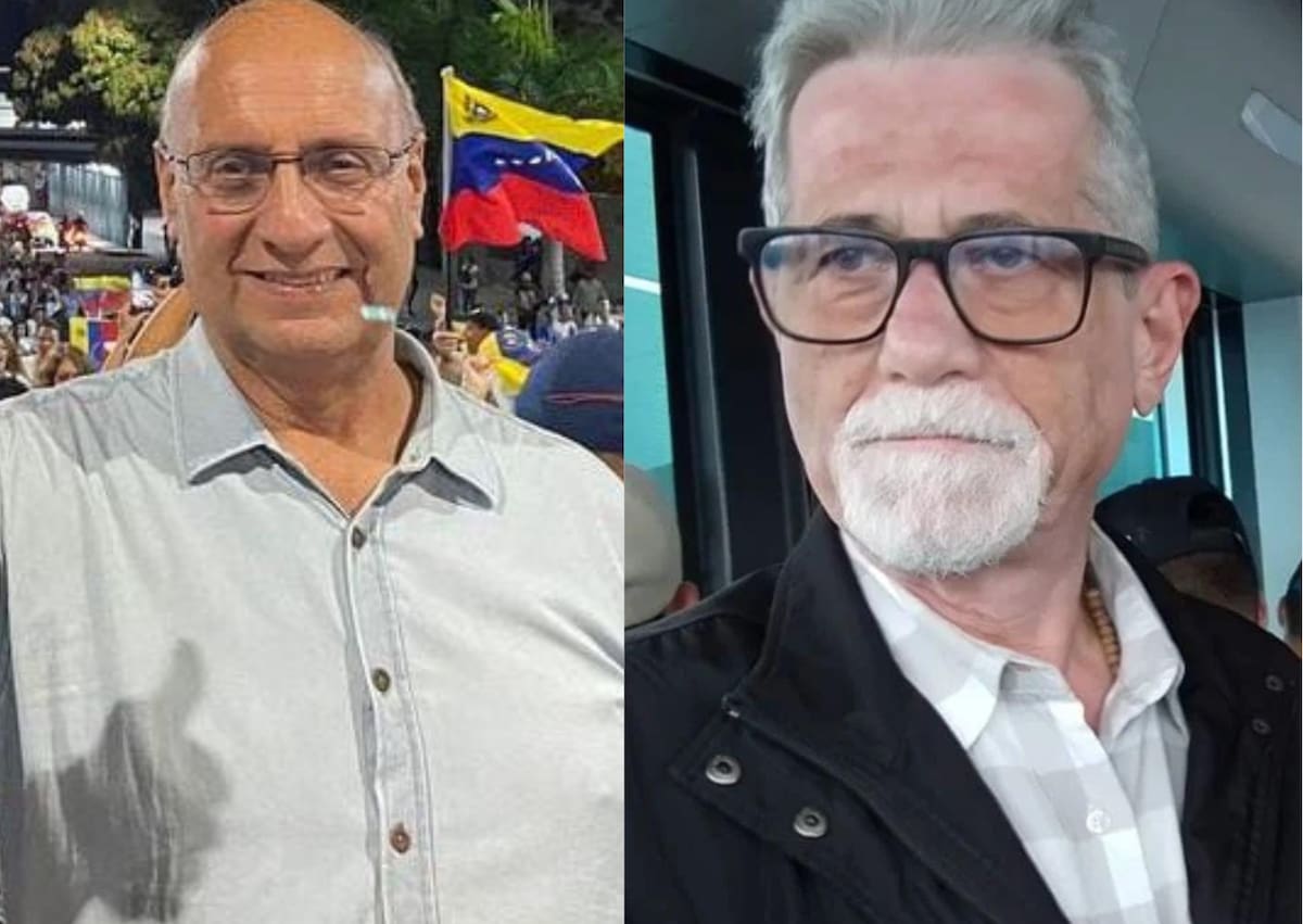 Williams Dávila (i) y Américo De Grazia (d), los dos nuevos presos políticos en Venezuela por parte del Gobierno de Nicolás Maduro. // Fotos: tomadas de Instagram.