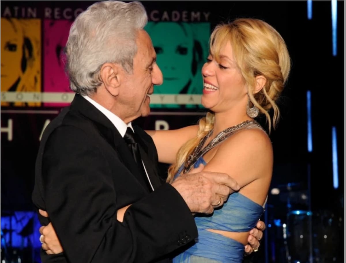 La enfermedad de don William Mebarak hizo que su hija Shakira permaneciera en Barranquilla durante varios días hasta cuando él se recuperó. //Foto: archivo.