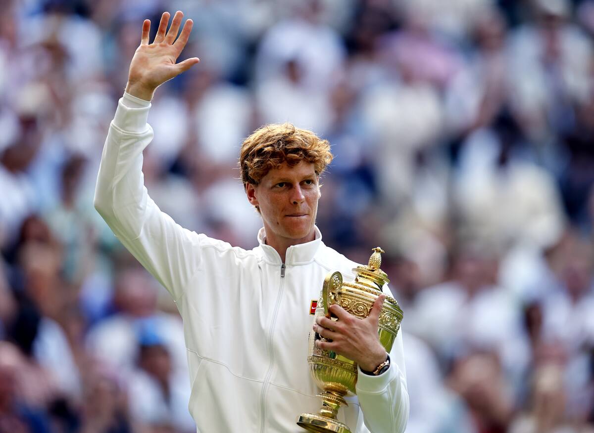 Jannik Sinner es el vigente campeón de Wimbledon. //Foto, EFE: TOLGA AKMEN