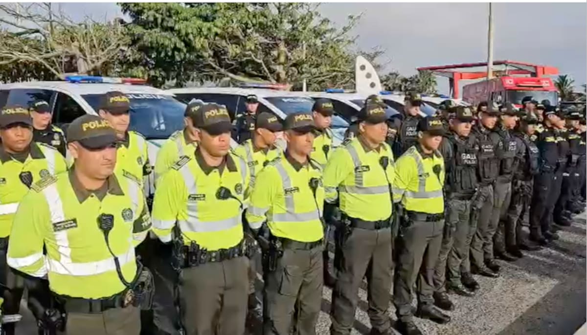 La Policía Metropolitana de Barranquilla activó el plan de seguridad para las elecciones de este domingo 8 de marzo.//Cortesía Policía Mebar.