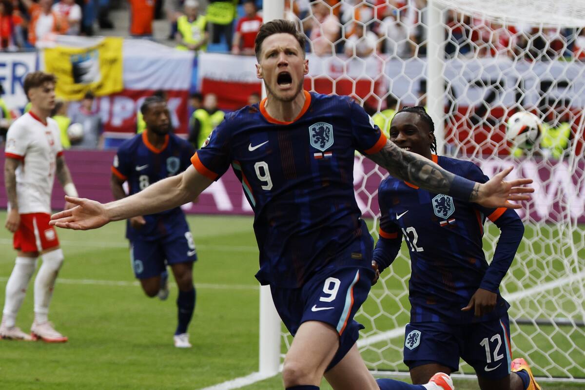 Eurocopa: Países Bajos logró una sufrida victoria sobre Polonia