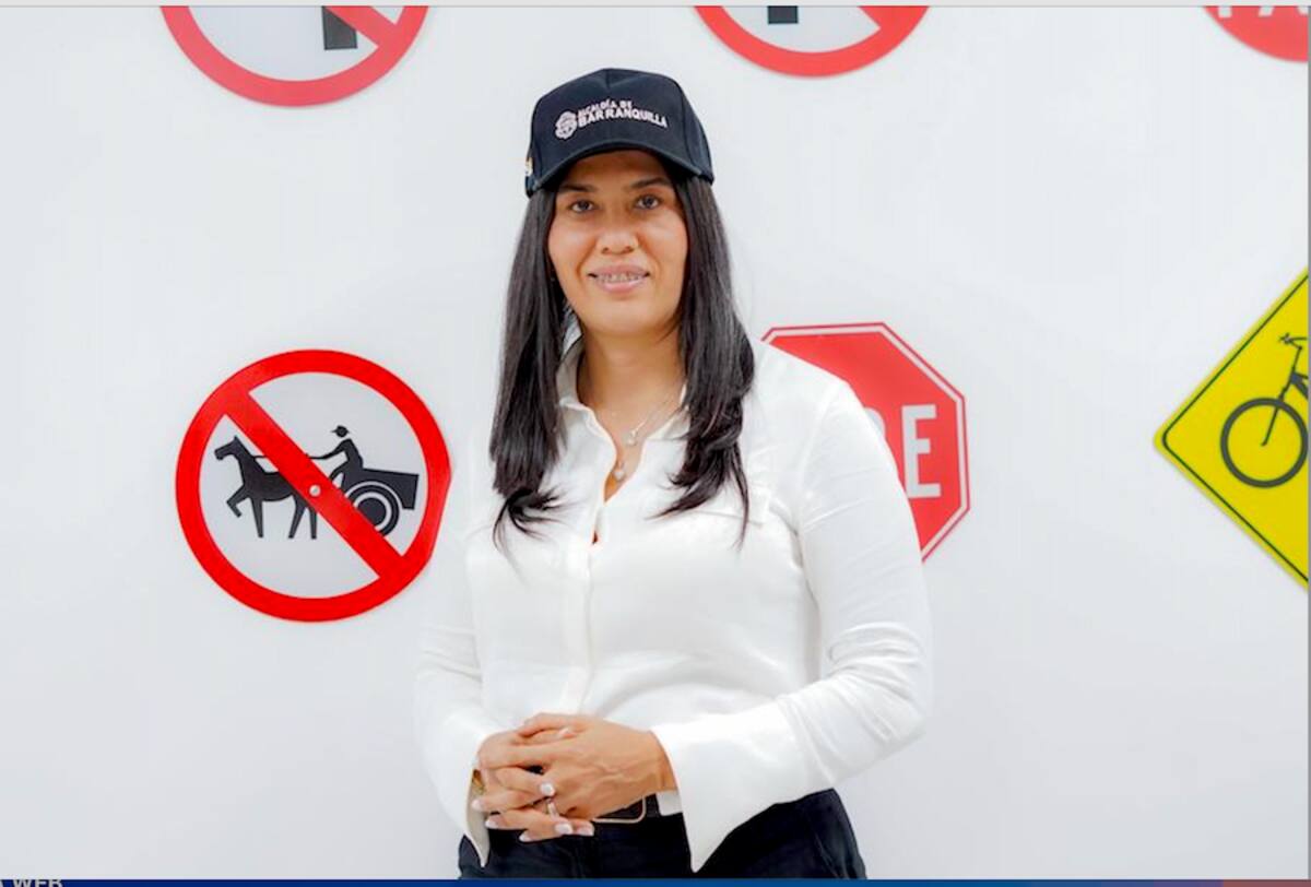 Yaciris Leana Cantillo Romero, secretaria de Tránsito y Seguridad Vial del Distrito de Barranquilla.//Cortesía.