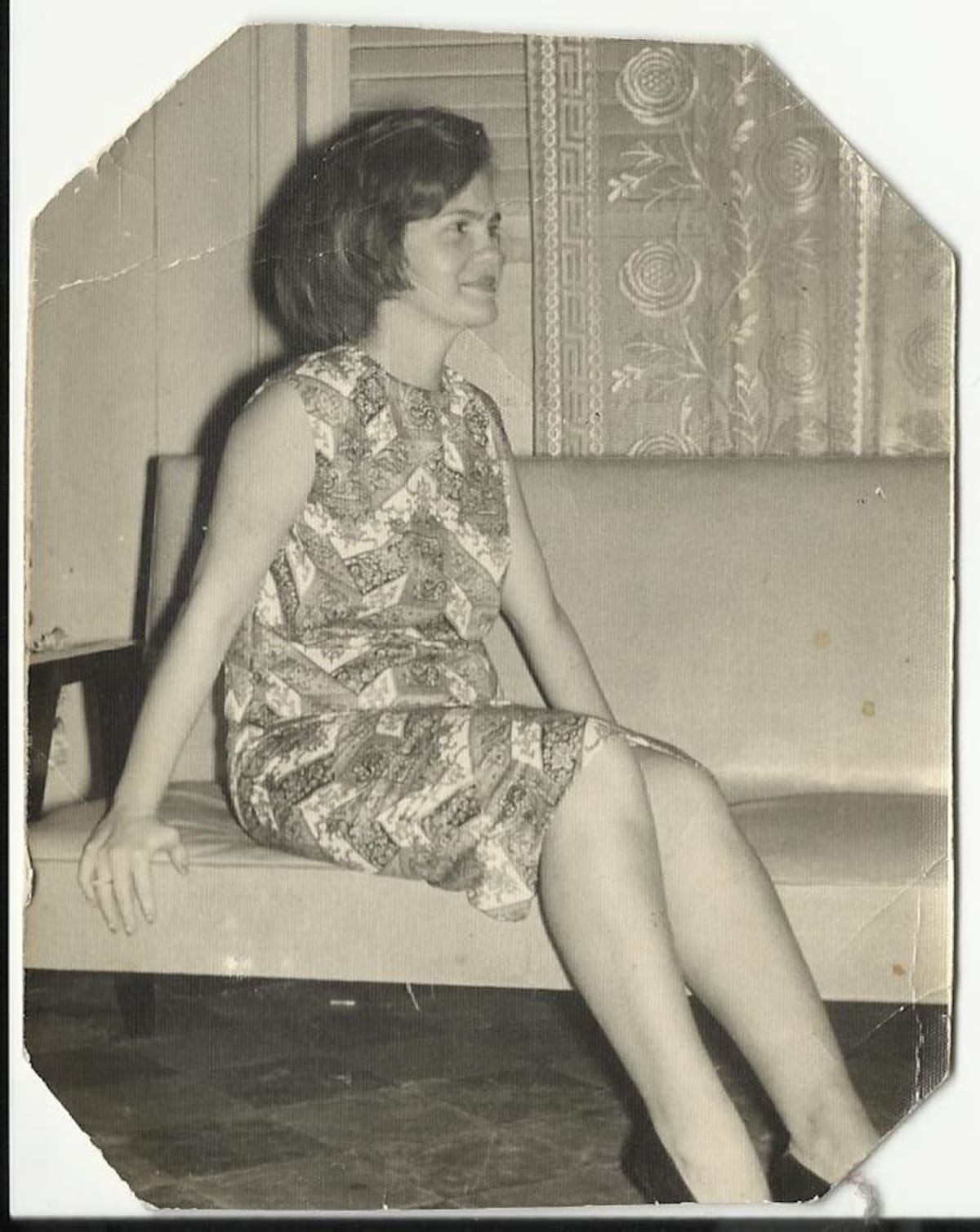 La foto que recibieron de Yadira González-Rubio en 1962. EL UNIVERSAL