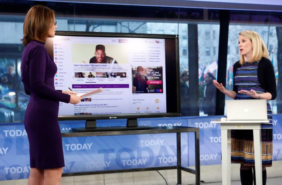 "Yahoo! siempre estuvo destinado a aportar lo mejor de la web. Y hoy presentamos una nueva experiencia, más moderna para ello", comentó la directora general de la compañía, Marissa Mayer AP Peter Kramer