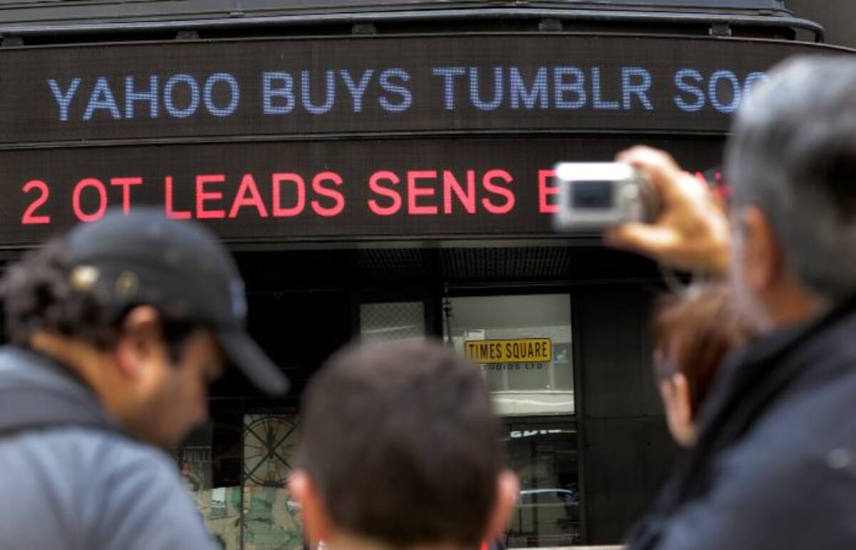 "En muchos aspectos Tumblr y Yahoo! no podían ser más diferentes y al mismo tiempo no podían ser más complementarios", consideró Mayer. AP Richard Drew