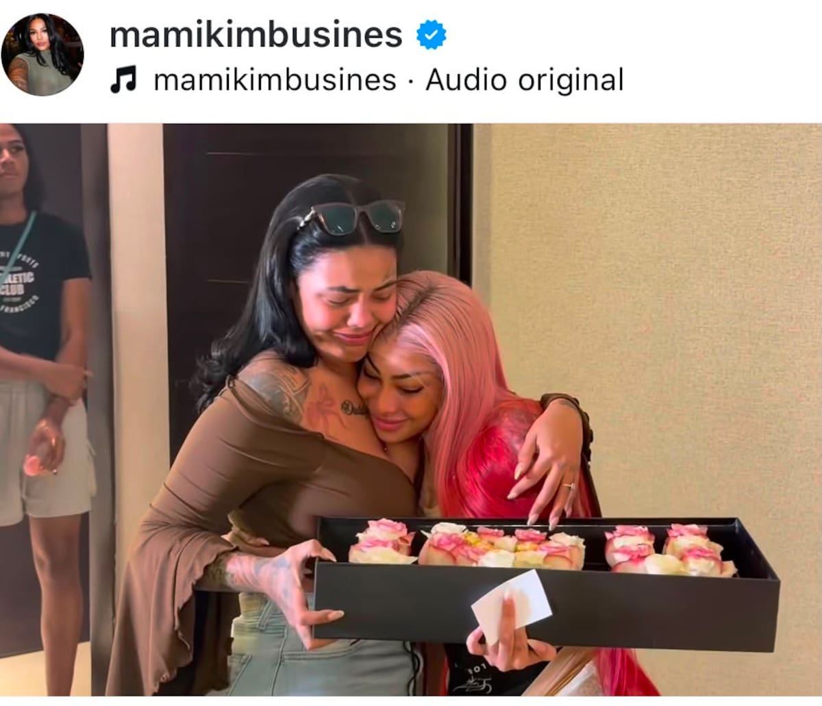 Yailin y Mami Kim han mostrado su cercanía y se han mantenido juntas en medio de las dificultades familiares.