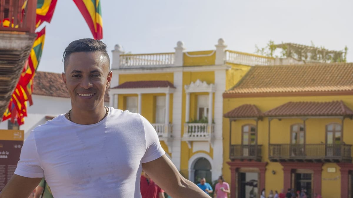 Yair Ortiz, cantante vallenato cartagenero.