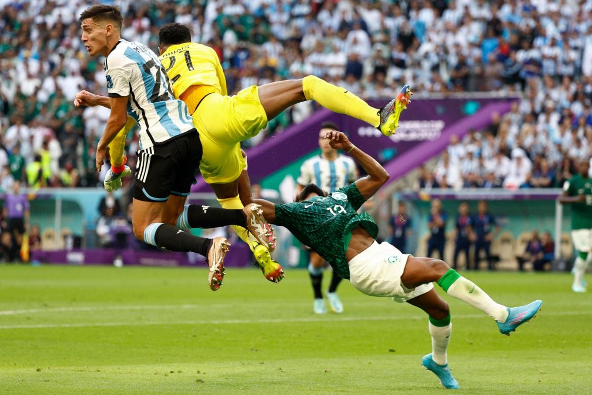 Jugador de Arabia se pierde el Mundial por lesión en su rostro