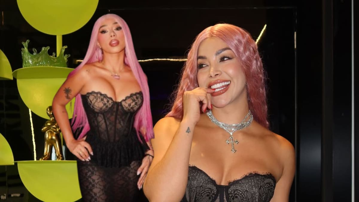 “Imita a Karola”: critican a Yaya Muñoz por su nuevo look con peluca rosada. //Fotos tomadas de IG: @dahianlorena /@karolalcendra_