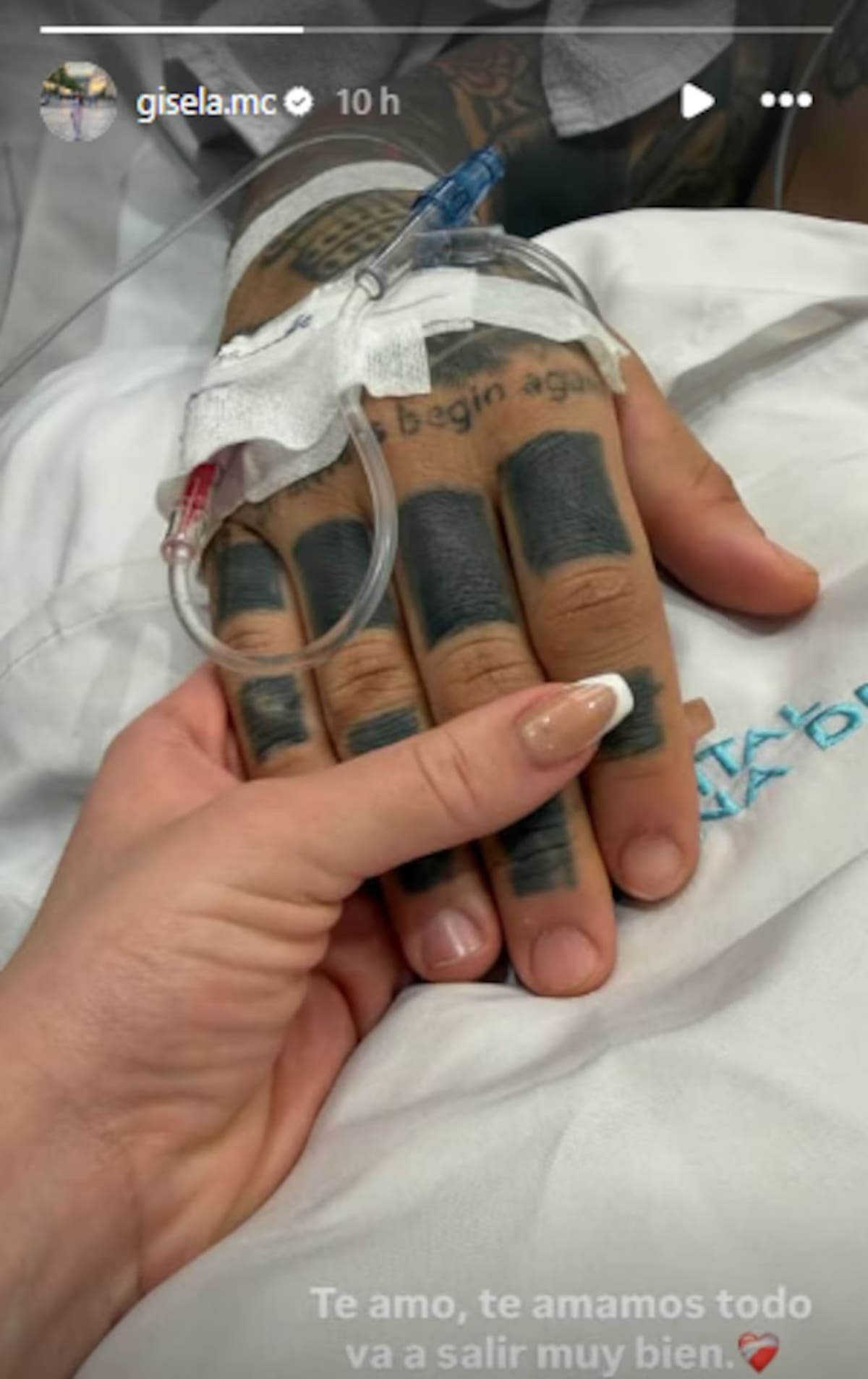 Yeferson Cossio preocupó por su salud. //Foto: IG @gisela.mc.