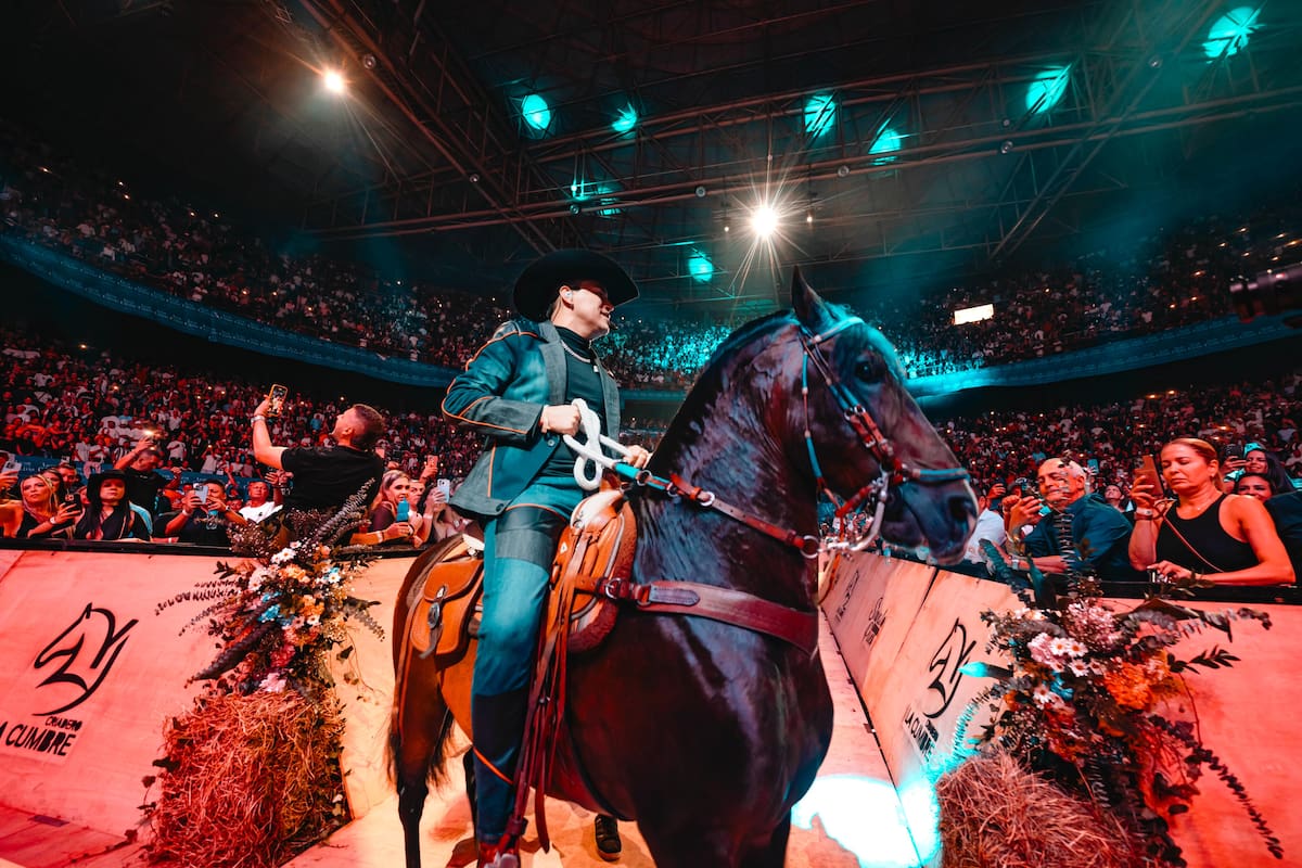 Yeison Jiménez y su caballo Capricho. //Foto: Colprensa.