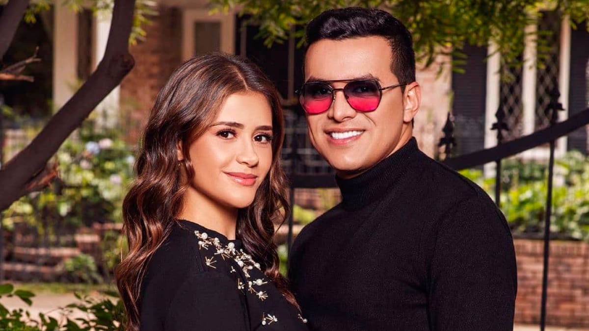 Yeison Jiménez junto a su esposa. // IG @sonia_rpo