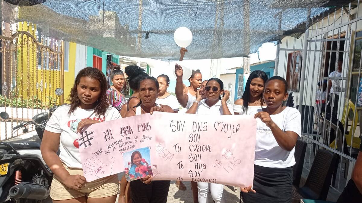 En el sector conocido como Las Escaleras, en las faldas de La Popa, hay rabia y dolor por la trágica muerte de Yessica Jordan.