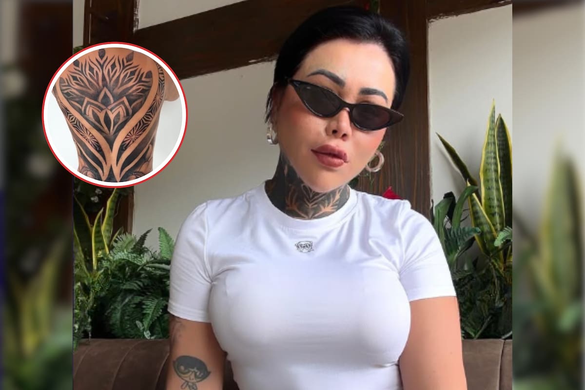 Yina Calderón desató polémica en redes tras mostrar su nuevo tatuaje