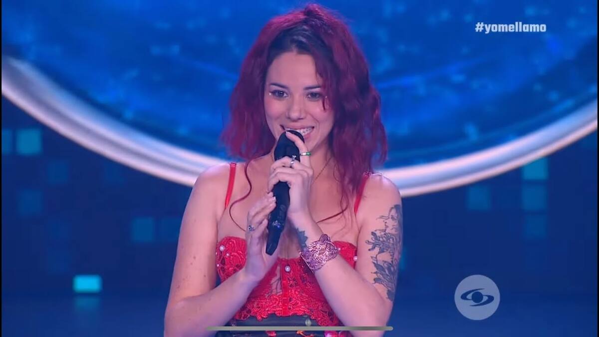 Imitadora de Gloria Trevi. //Foto: Caracol.