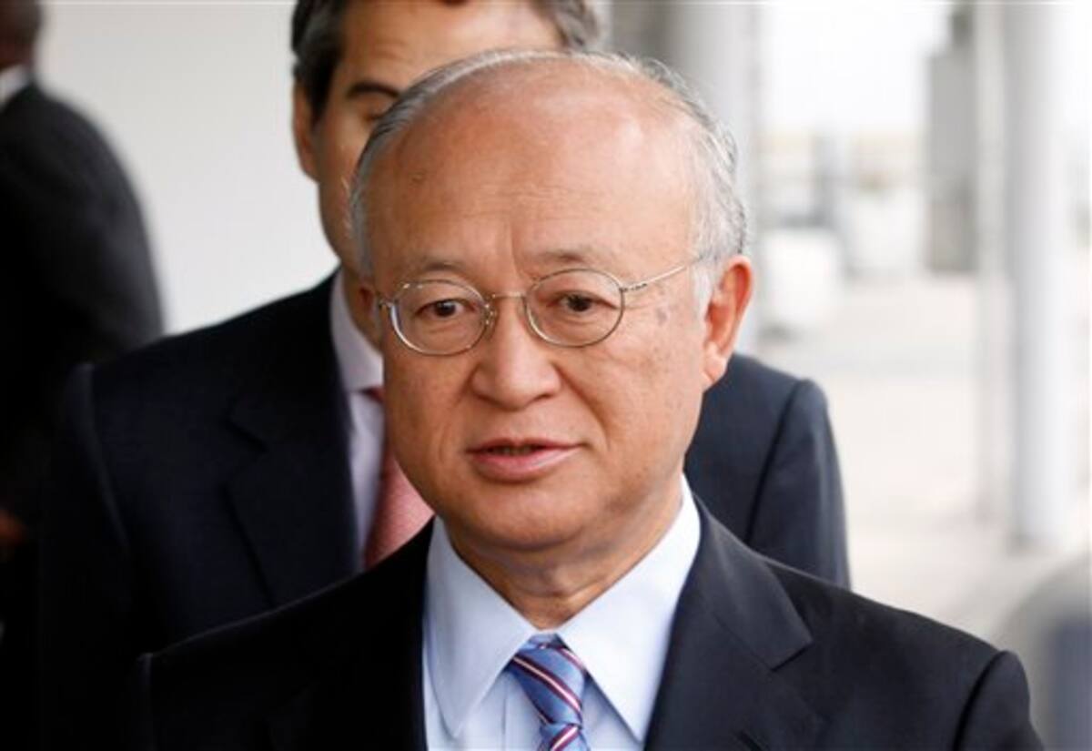 Yukiya Amano, director general de la Agencia Internacional de Energía Atómica. AP