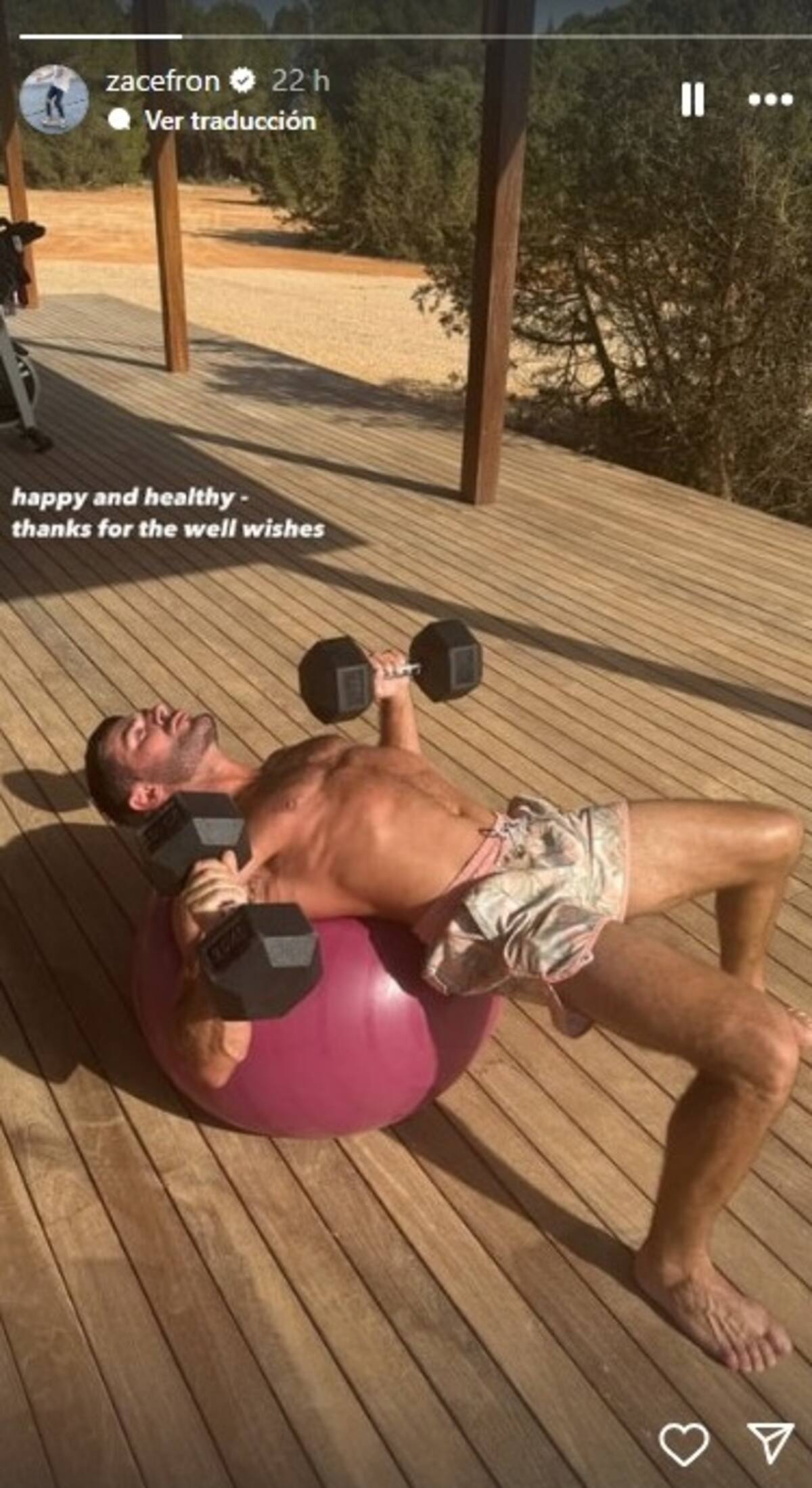 Zac Efron continúa disfrutando de sus vacaciones en Europa. //Foto: @zacefron