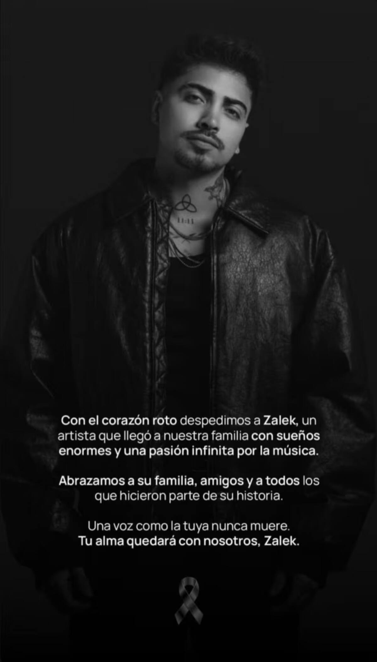 Zalek murió en un accidente de tránsito en Medellín. //Foto: IG @alejozero_.