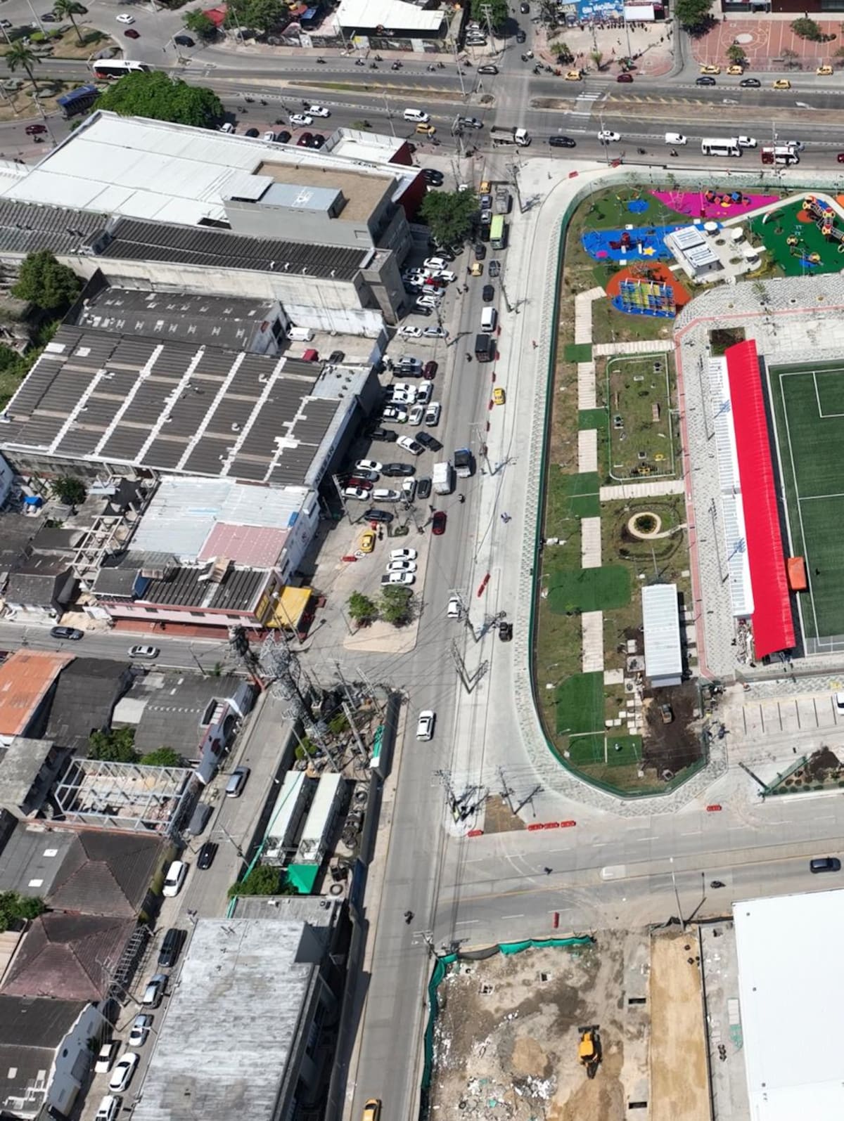 Zona de Ligas Menores del Complejo Deportivo Nuevo Chambacú. // Cortesía Alcaldía de Cartagena